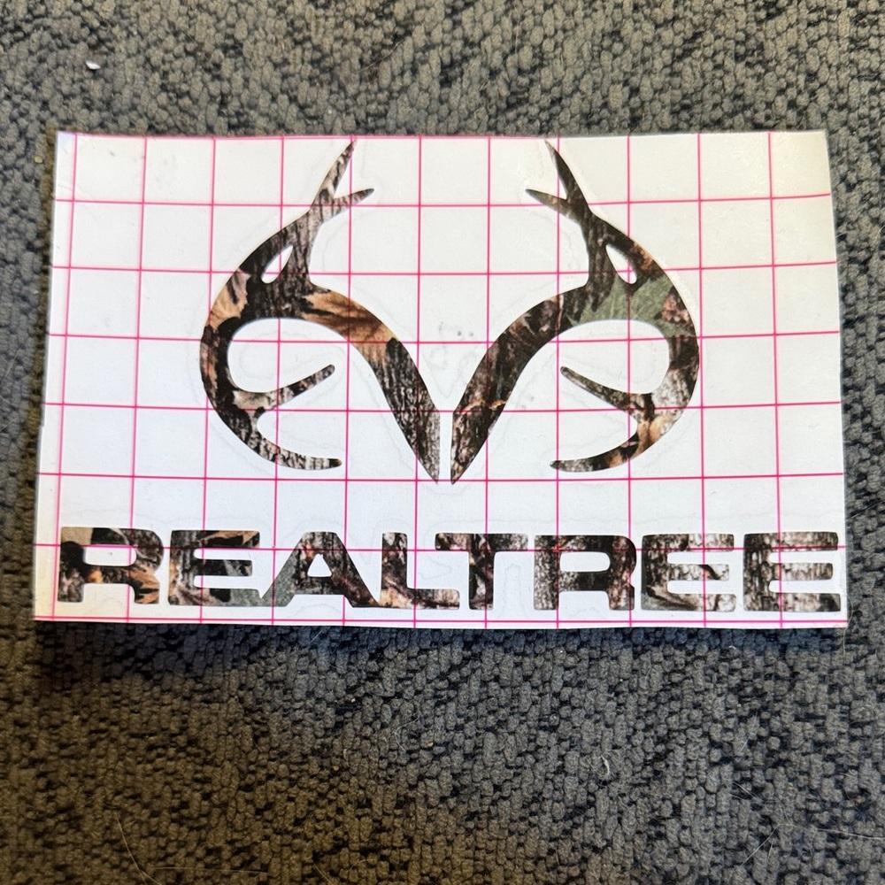 Realtree Camouflage Logo Decal